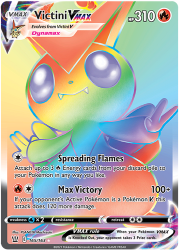 Victini VMAX (165/163) [Espada y escudo: estilos de batalla] 