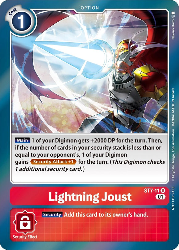 Justa Relámpago [ST7-11] (Gen Con 2022) [Mazo inicial: Promociones de Gallantmon] 