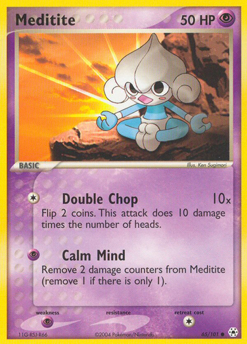 Meditite (65/101) [EX: Leyendas ocultas] 