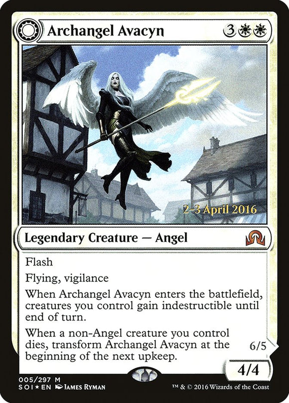 Arcángel Avacyn // Avacyn, el Purificador [Promociones previas al lanzamiento de Sombras sobre Innistrad] 