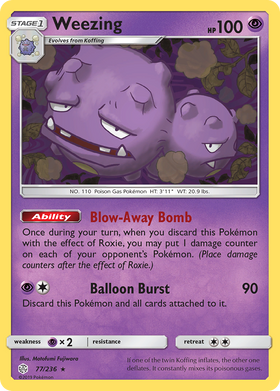 Weezing (77/236) [Sol y Luna: Eclipse Cósmico] 