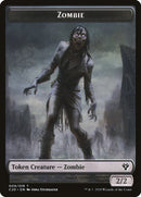 Human Soldier (004) // Zombie Double-Sided Token [Commander 2020 Tokens]-2