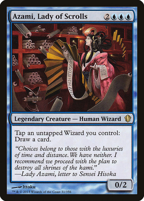 Azami, Dama de los Pergaminos [Commander 2013] 