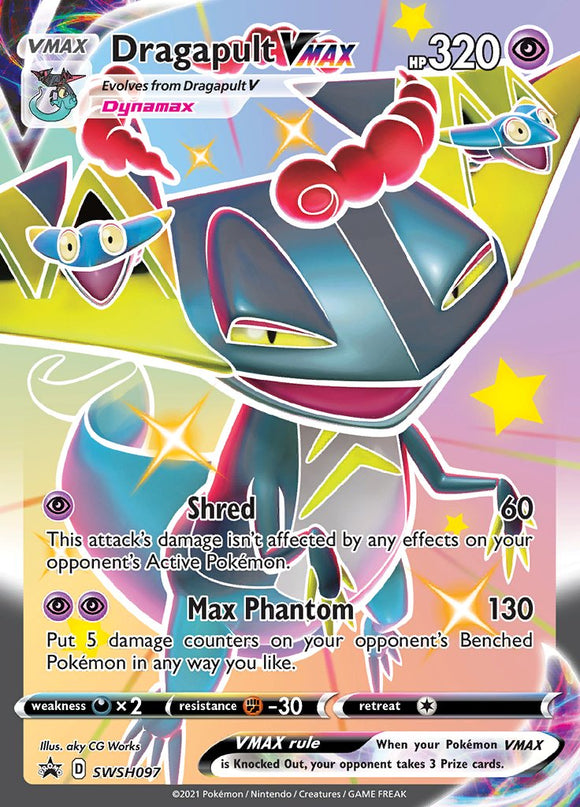 Dragapult VMAX (SWSH097) (Tarjeta gigante) [Sword &amp; Shield: Black Star Promos] 