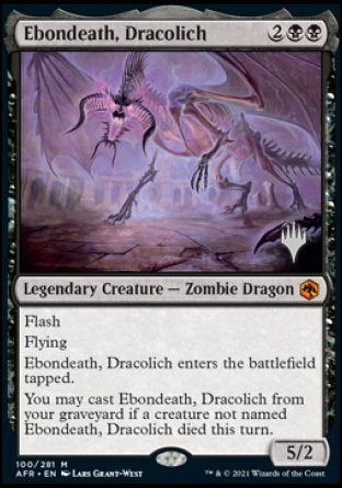 Ebondeath, Dracolich (paquete promocional) [Promociones de Dungeons &amp; Dragons: Adventures in the Forgotten Realms] 