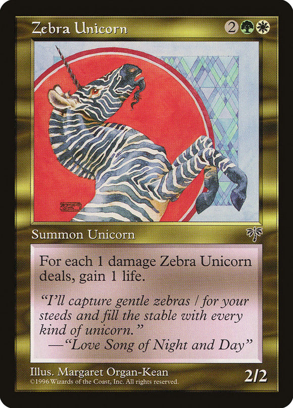 Unicornio cebra [Mirage] 