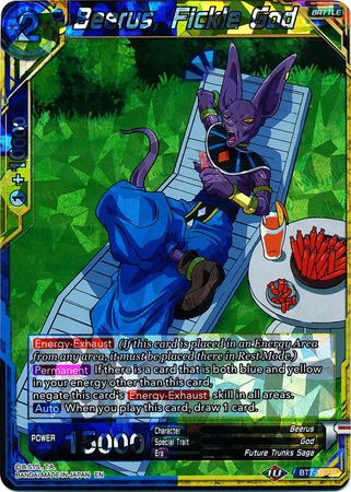 Beerus, el dios caprichoso (BT7-120) [El asalto de los saiyajin] 