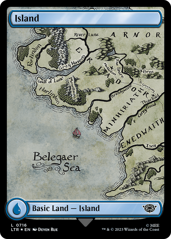 Isla (0716) (Surge Foil) [El Señor de los Anillos: Cuentos de la Tierra Media] 