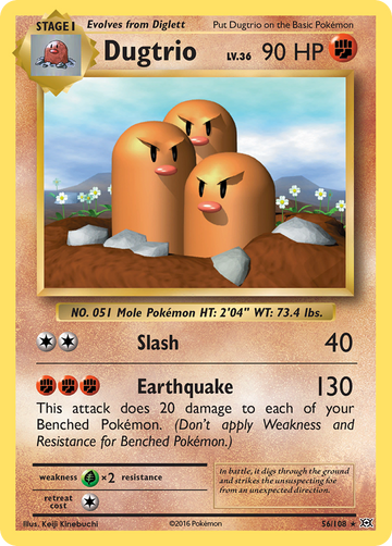Dugtrio (56/108) [XY: Evoluciones] 