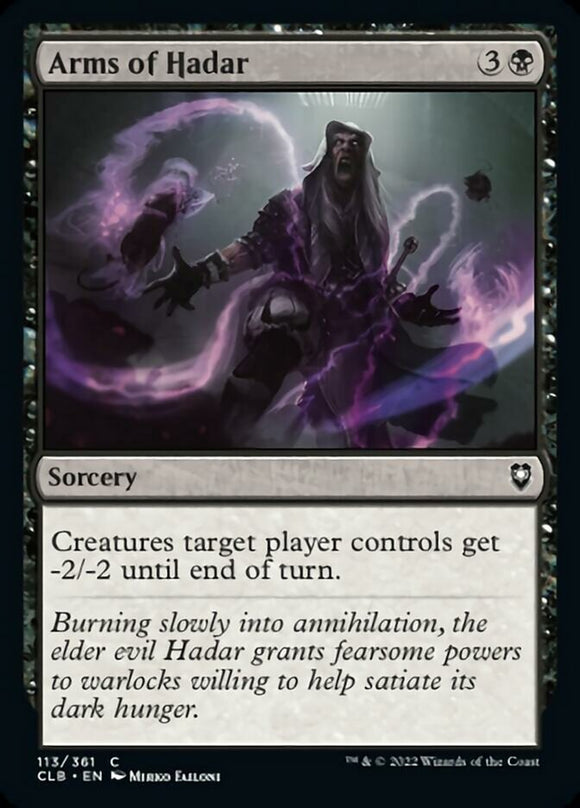 Armas de Hadar [Commander Legends: Batalla por la Puerta de Baldur] 