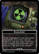 Radiation // Zombie Mutant Double-Sided Token [Fallout Tokens]-1