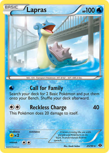 Lapras (25/99) [Blanco y Negro: Próximos destinos] 