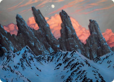 Tarjeta de arte Montaña (275) [Serie de arte Dungeons &amp; Dragons: Adventures in the Forgotten Realms] 