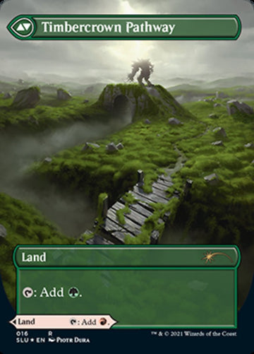 Cragcrown Pathway // Timbercrown Pathway (Borderless) [Secret Lair: Ultimate Edition 2] - 0