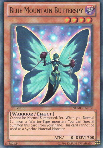 Mariposa de la montaña azul [NUMH-EN012] Super rara 