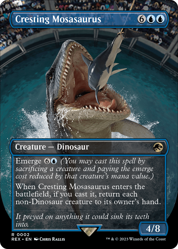 Mosasaurio crestado (sin bordes) [Colección Jurassic World] 