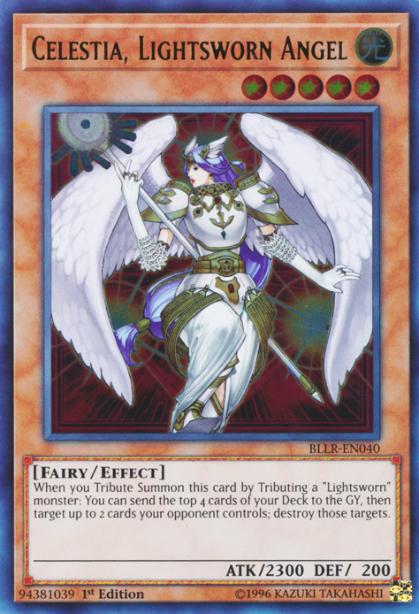 Celestia, ángel juramentado por la luz [BLLR-EN040] Ultra rara 