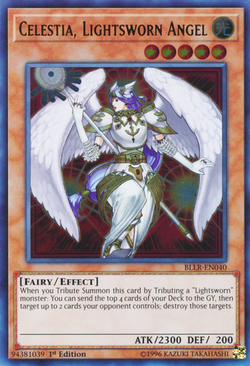 Celestia, ángel juramentado por la luz [BLLR-EN040] Ultra rara 