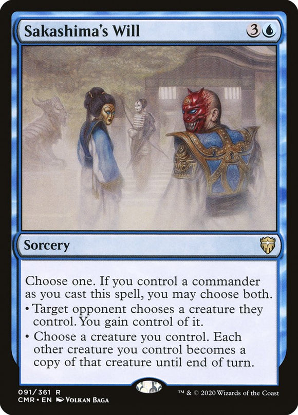 La voluntad de Sakashima [Commander Legends] 