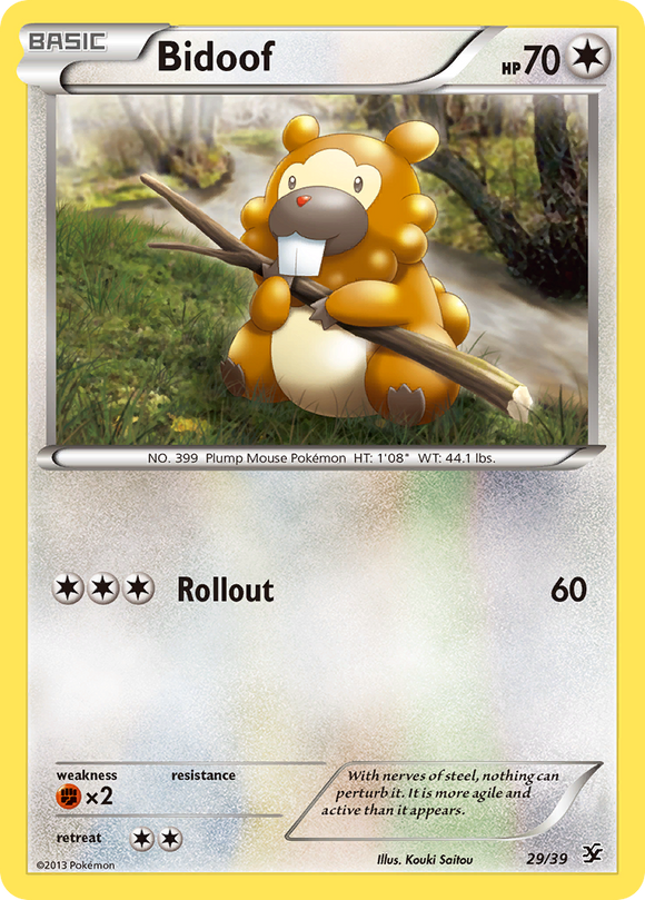 Bidoof (29/39) [XY: Set de inicio de Kalos] 