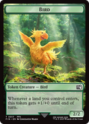 Bird (0017) // Wizard (0015) Double-Sided Token [FINAL FANTASY Tokens]-1