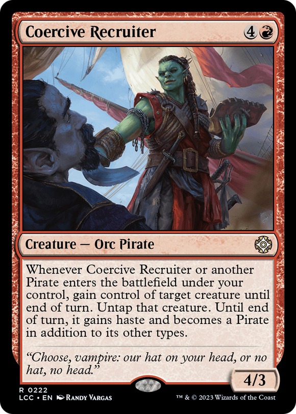Reclutador coercitivo [Las cavernas perdidas de Ixalan Comandante] 