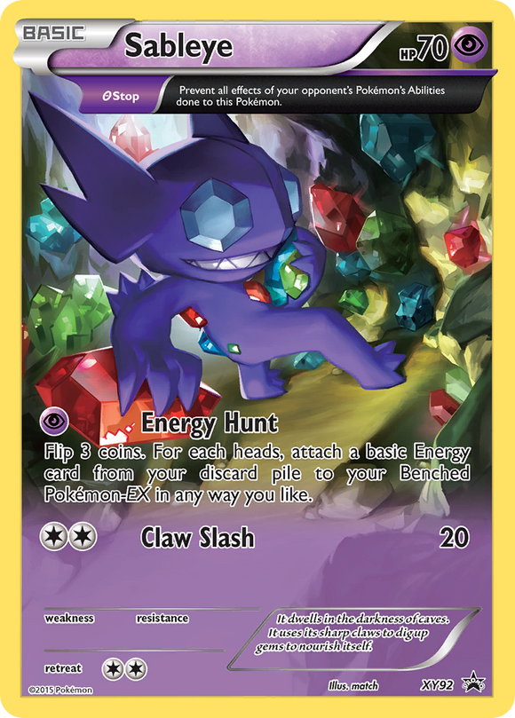 Sableye (XY92) [Promociones de XY: Black Star] 