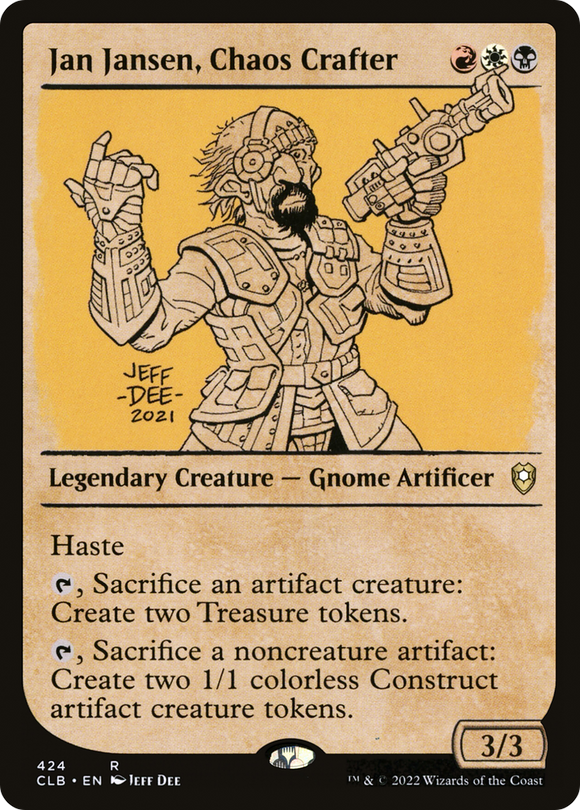 Jan Jansen, artesano del caos (escaparate) [Commander Legends: Battle for Baldur's Gate] 
