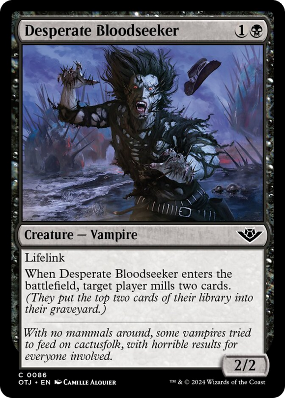 Buscador de sangre desesperado [Forajidos de Thunder Junction] 