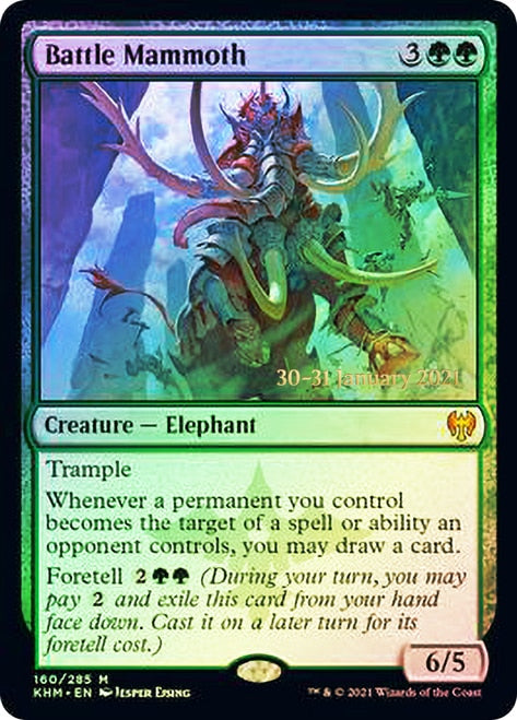Battle Mammoth [Promociones de presentación de Kaldheim] 