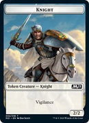 Knight // Zombie Double-Sided Token [Core Set 2021 Tokens]-1