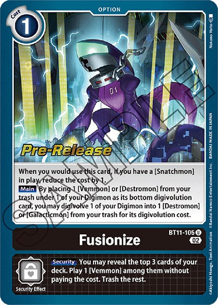 Fusionize [BT11-105] [Promociones previas al lanzamiento de la fase dimensional] 