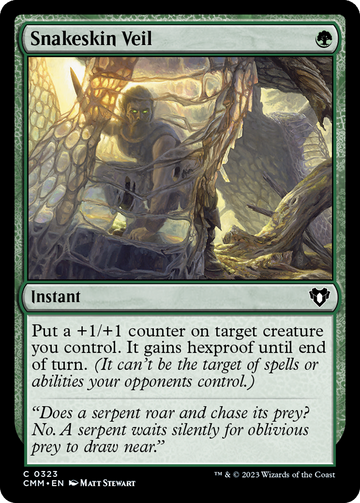 Velo de piel de serpiente [Commander Masters] 
