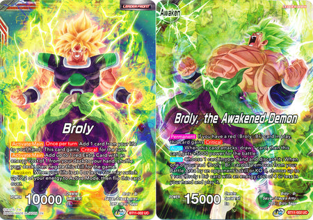 Broly // Broly, el demonio despertado (BT11-002) [Línea de sangre Vermilion] 