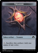 Phyrexian Germ // Treasure Double-Sided Token [Modern Horizons 3 Tokens]-2