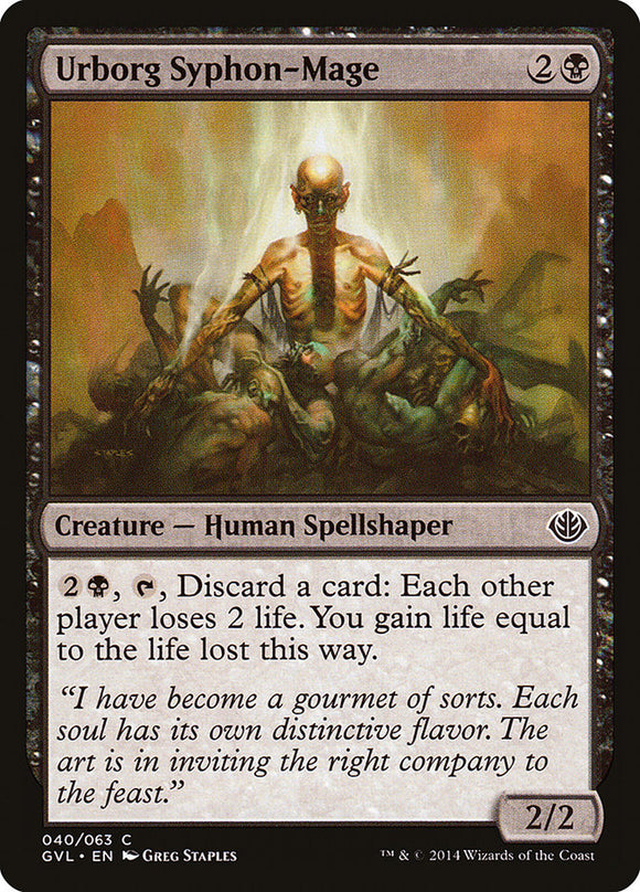 Urborg Syphon-Mage (Garruk vs. Liliana) [Antología de Duel Decks] 