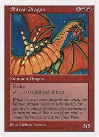 Dragón Shivan (de gran tamaño) [Tarjetas de gran tamaño] 