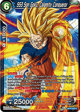 SS3 Son Goku, Conquistador de la Calamidad (BT14-035) [Cross Spirits] 