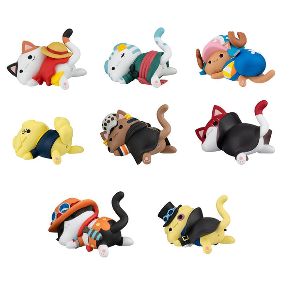 One Piece Nyan Piece Nyan Sticky Kitties Mega Cat Project Mini-Figure Blind Box (1 Of 8)