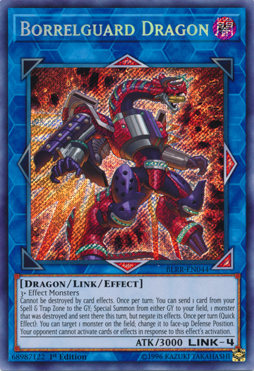 Dragón Borrelguard [BLRR-EN044] Raro secreto 