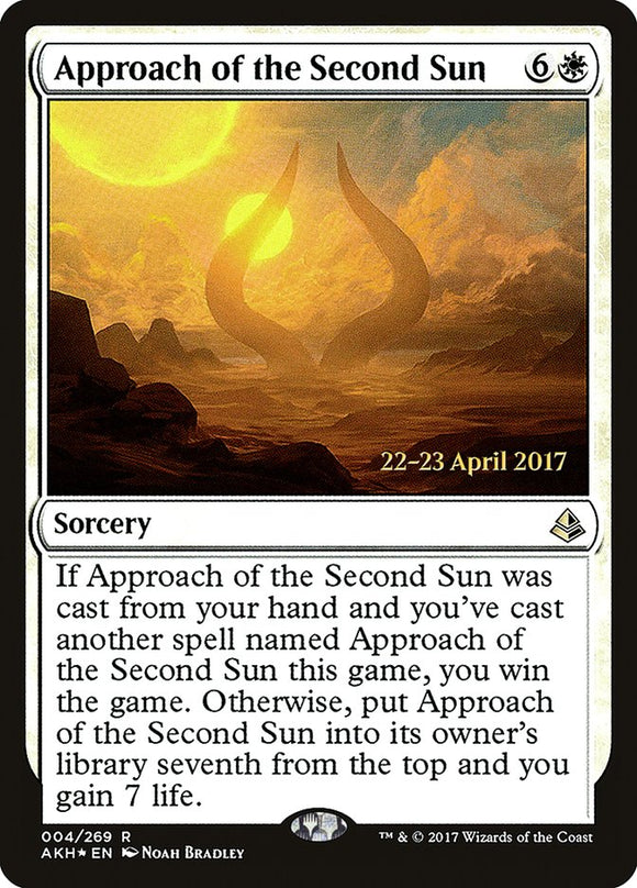 El acercamiento del segundo sol [Promociones previas al lanzamiento de Amonkhet] 