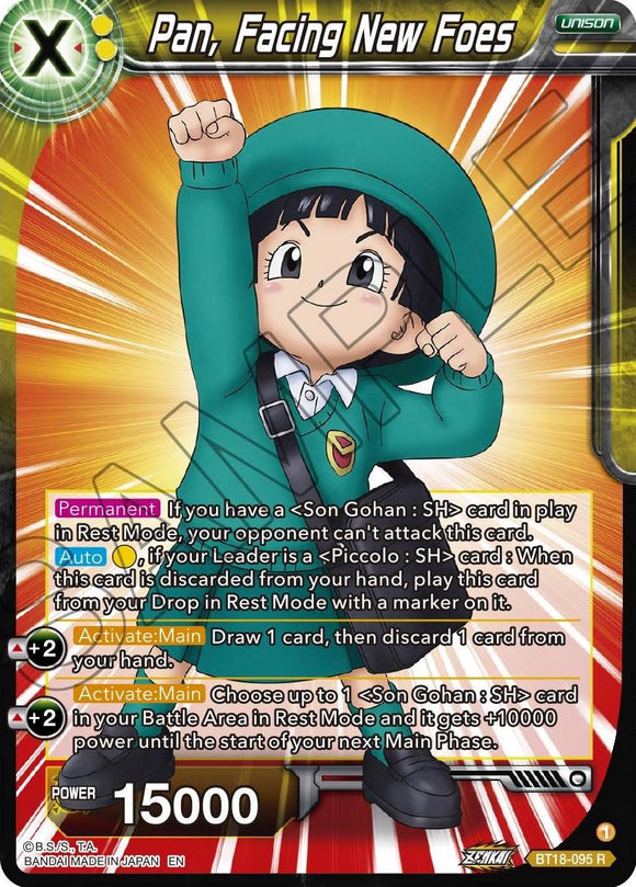Pan, Enfrentando nuevos enemigos (BT18-095) [Cartas de promoción] 