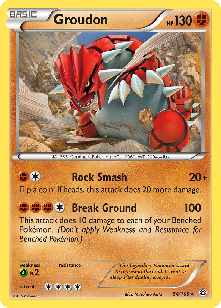 Groudon (84/160) [XY: Primal Clash]