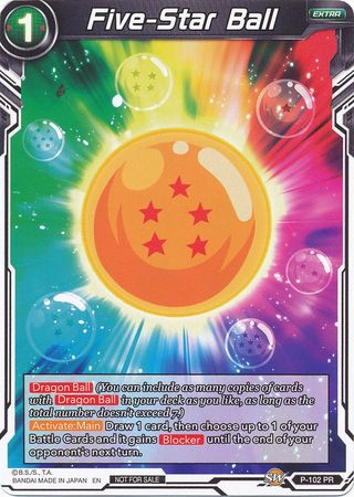 Bola de cinco estrellas (P-102) [Tarjetas de promoción] 