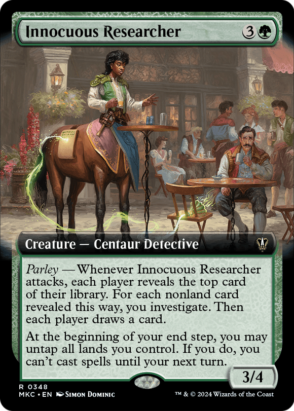 Innocuous Researcher (Extended Art) [Murders at Karlov Manor Commander]