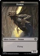 Eldrazi Spawn // Demon Double-Sided Token [Commander Masters Tokens]-2