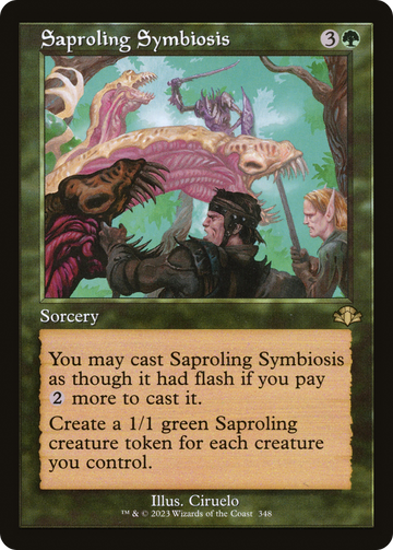 Simbiosis de saprolines (retro) [Dominaria Remastered] 