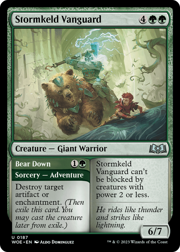 Vanguardia de Stormkeld // Ataque de osos [Terrenos de Eldraine] 
