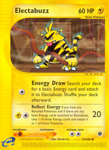Electabuzz (76/165) [Expedición: conjunto básico] 