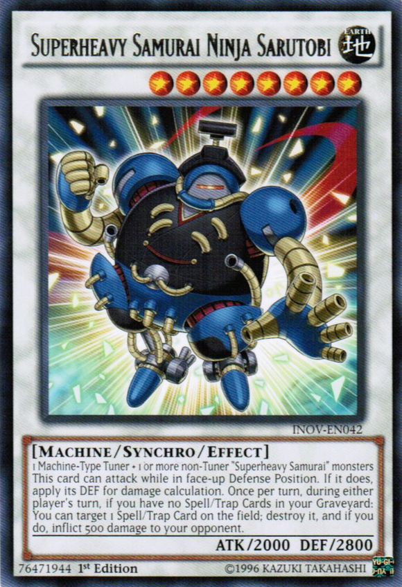 Ninja samurái superpesado Sarutobi [INOV-EN042] Raro 